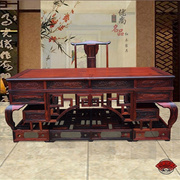 红木家具 老挝大红酸枝2米办公桌中式仿古大班台书桌电脑桌写字台