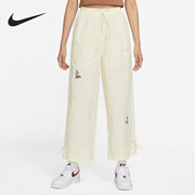 Nike/耐克女子运动休闲直筒宽松抽带阔腿长裤 DM7910-200