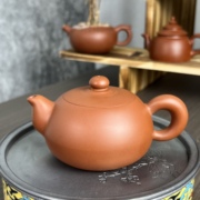 紫砂茶壶潮州手拉壶贵妃壶150c大容量原矿朱泥易养工夫茶茶壶红泥