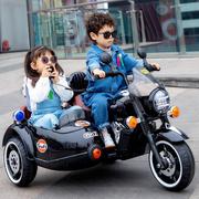 大号双人儿童电动可三轮车，男女孩宝宝，电瓶车小孩摩托车坐人玩具车