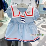 23夏款童装女童婴童海军，短袖休闲连衣裙pbowc6441kowc6441k