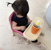 韩国同款宝宝便携餐椅，婴儿轻便用餐椅，折叠儿童户外沙滩椅
