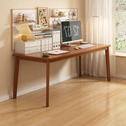 人文成家书桌简约实木，腿办公电脑桌，家用小户型卧室学习桌简易台式