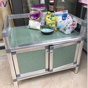 新小迷你灶台经济型厨柜架子碗筷橱柜放空间厨房碗柜家用简易置物