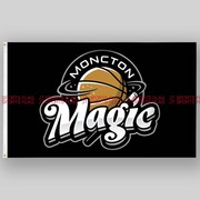 NBL加拿大国家篮球联盟Moncton Magic蒙克顿魔术队旗旗帜定制ins