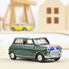 NOREV 1/54 迷你MINI COOPER S 1964 ALMOND英国旗版合金汽车模型