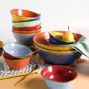 创意陶瓷西式个性餐具，欧美时尚彩色盘，家用西餐菜碗鱼盘碟子