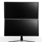 电脑液晶显示器支架桌面，双屏上下两屏液晶显示器，支架2屏底座