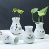 陶瓷水培小花瓶创意，简约桌面客厅家居装饰品水养，插花花器摆件