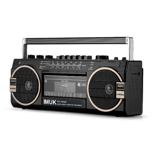 imuk复古磁带机录音机老式80年代收音机收录机u盘，mp3卡带播放机