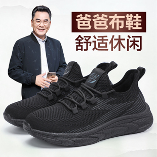 泰和源老北京布鞋男秋季轻便舒适一脚蹬中年，运动休闲鞋爸爸鞋