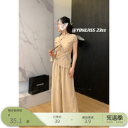 王少女的店新中式国风衬衫两件套装2024春秋气质显瘦上衣直筒裤子