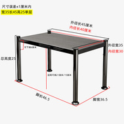 厨房置物架锅具置物架锅架收纳架不锈钢，厨房橱柜分层置物架柜内隔