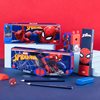 迪士尼2022年塑料小学生文具盒男生笔袋多功能蜘蛛侠，男孩专用幼儿园儿童，铅笔盒二年级男款酷双层男童自动