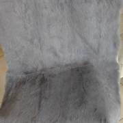 白色兔毛皮料拼接毯子沙发垫椅垫服装内胆飘窗垫地毯兔毛布料