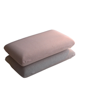 日式记忆棉枕头护颈椎枕慢回弹太空枕头家用单双人(单双人)软枕芯一对装