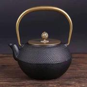 铸铁茶壶围炉炭火炉明火，加热专用手工，生铁壶无涂层烧水壶泡茶壶