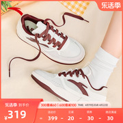 安踏C37丨女鞋板鞋2024舒适透气增高运动鞋简约百搭小白鞋子