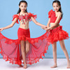 儿童肚皮舞表演套装少儿肚皮舞鼓舞练习服青少年印度舞演出服女童