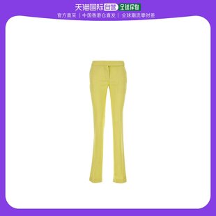 香港直邮潮奢stellamccartney女士黄色，粘胶纤维裤子