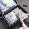 旅行收纳袋衣服整理袋防水密封袋衣物行李箱收纳包透明(包透明)打包分装袋