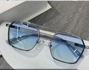 奇图K0039复古款双梁大框眼镜克罗伈西装变蓝色平光镜