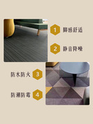 商用pvc编织纹地毯 加厚防水防滑办公写字楼高端 pvc塑胶地板卷材