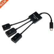 Micro USB Host OTG Hub Adapter Cable For Dell Venue8 Pro Win