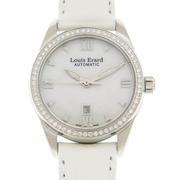 Louis Erard流行时尚手表 白色皮带镶钻全球购白色的女式腕表