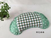 韩式月牙形荞麦枕头纯棉碎花护颈保健枕套单人儿童枕头枕套