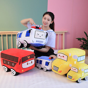 创意小汽车可爱抱枕卡通睡觉玩具，车靠枕陪睡床上安抚靠垫儿童礼物