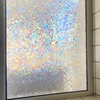 彩色玻璃贴纸窗户贴膜，卫生间浴室防窥窗花，透光不透明不透人防走光