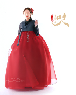 韩国原版进口新娘，韩服婚礼敬酒生日宴，礼服女士民族服装x10761-347