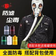 防毒面具全面罩全脸防护喷漆专用化工毒气烟甲醛农药防尘面罩