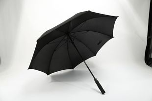 高尔夫直杆伞长柄商务大款，纯色晴雨遮阳伞，印半自动广告伞