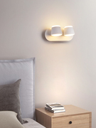 壁灯卧室床头灯现代简约客厅墙壁灯创意现代简约北欧极简双头壁灯