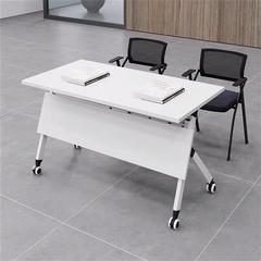2023折叠培训桌椅可移动办公桌组合长条桌拼接课桌办公室职员