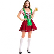 S-XL性感啤酒节服装 德国慕尼黑节日派对装 吧台舞会女仆啤酒服