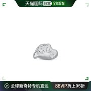 香港直邮同购 周大福 周大福 女士 小新18K/750白色黃金耳環(