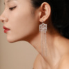 宝家高定S925银回纹流苏国风耳环女小众设计个性耳饰2023年