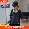 NASA联名男童短袖T桖2024夏季中大童韩版舒适半袖男宝上衣