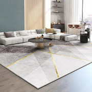 现代简约沙发地毯客厅茶几，毯羊绒手感家用轻奢高端地垫卧室床边毯