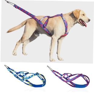 狗狗拉雪橇胸背带阿拉斯加哈士，奇拉车绳背心式，大型犬遛狗狗链背带