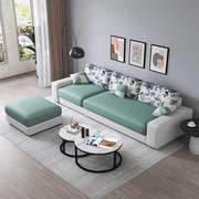 布艺沙发组合小户型客厅简约现代整装三人位沙发科技布经济型