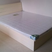 北京双人床1.51.2床，可储物带床垫租房床，单人床板式床