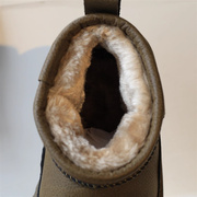 儿童大棉鞋2023冬季羊毛，雪地靴男童，加绒棉鞋女童加厚保暖鞋潮
