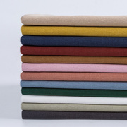棉布布料纯棉夏季纯色，布头处理亚麻，棉麻全棉服装手工衣服面料