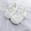 春秋季婴儿鞋子0-1岁女宝宝鞋，新生儿公主鞋软底学步单鞋春夏不掉