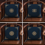 中式抱枕中国风客厅古典靠枕靠背腰枕套含芯红实木沙发靠垫可定制