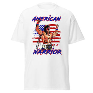 WWE终极战士乌尔米特瓦瑞尔复古摔角短袖宽松休闲圆领T恤男女同款